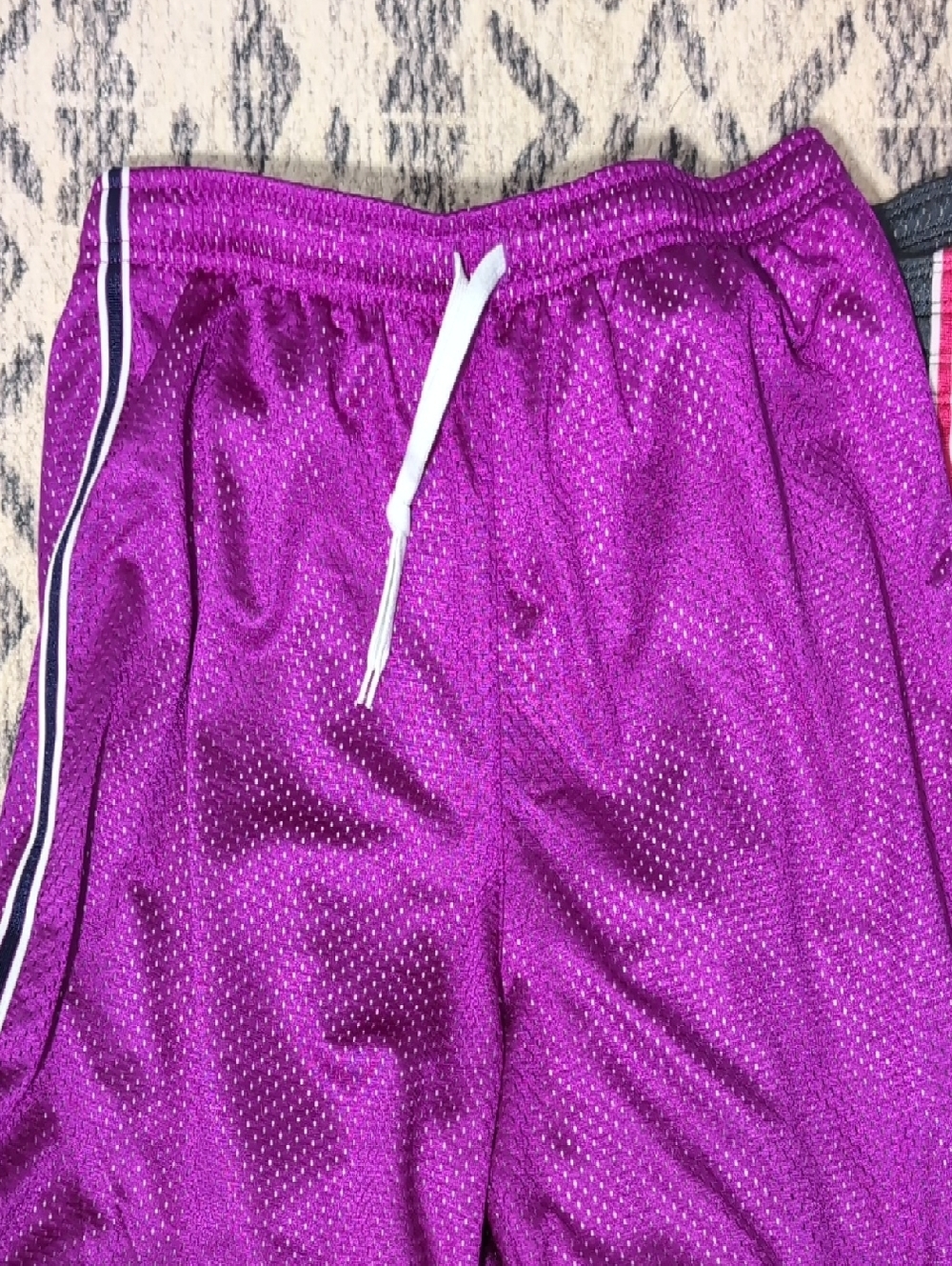 Lot Of 3 Nike  Mesh Athletic Shorts - Purple, Pink, Black, Sz L. - Picture 2 of 6